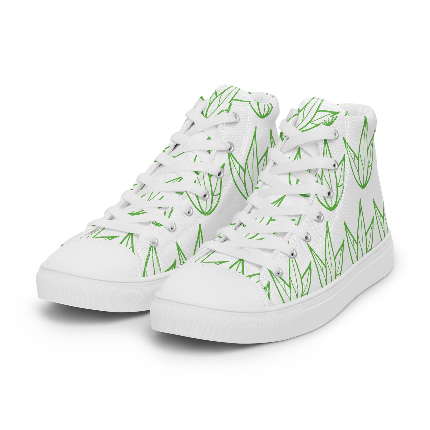 Vibrant Visions - Organic Health & Wellness - HD, Comfortable, Women’s high top style, canvas shoes, High Top Women's Sneakers