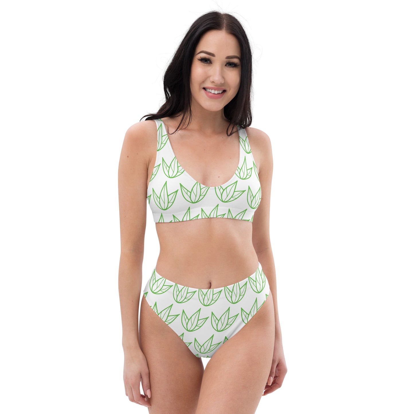 Vibrant Visions - Organic Health & Wellness - Eco-Friendly, Comfotable Summer Fashion, High-waisted bikini, Women's 2 Piece Swim suit